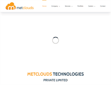 Tablet Screenshot of metclouds.com